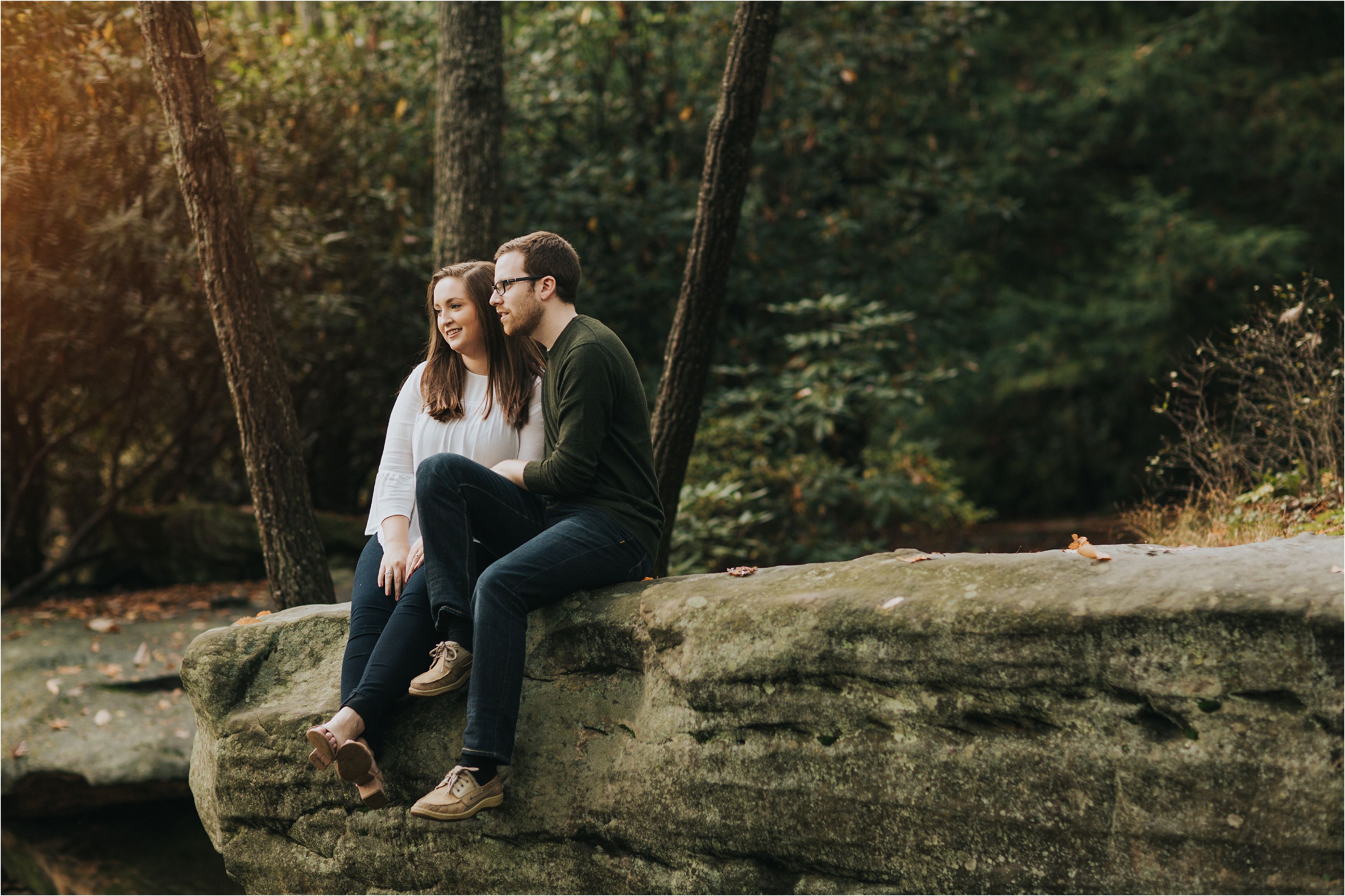 cook-forest-engagement-session-in-the-fall